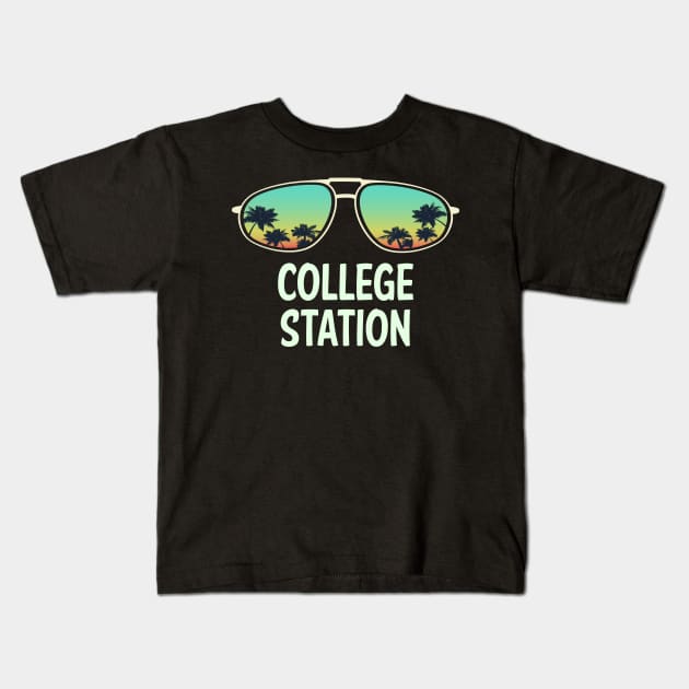 Nature Glasses College Station Kids T-Shirt by rosenbaumquinton52